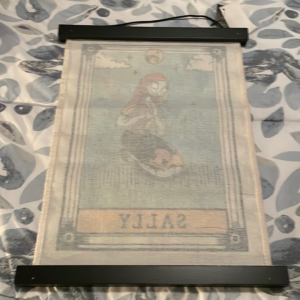 NWT OFFICIALLY LICENSED Nightmare Before Christmas Sally Tarot Scroll Wall Sign - Picture 3 of 4